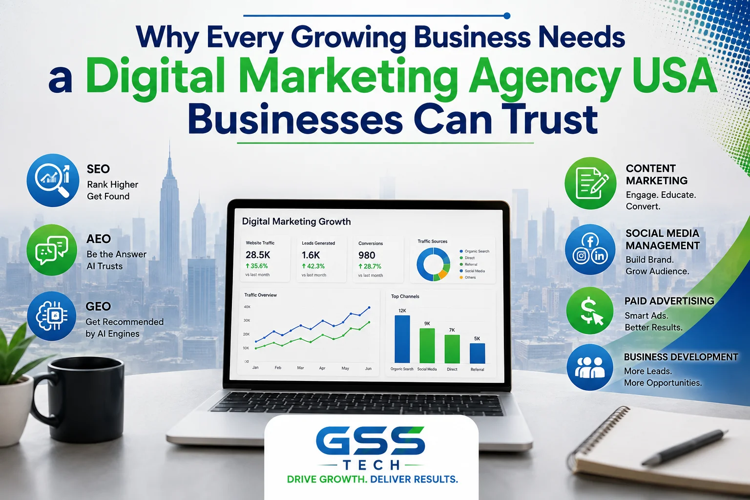 Digital Marketing Agency USA: infographic